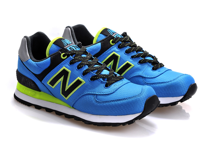 Chaussure New Balance 574 Bleu Pas Cher Pour Femme